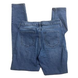 Old Navy Rockstar Super Skinny High Rise Size 8 Womens Blue Jean Pants Long